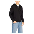 Armani Exchange Black Cotton Hoodie