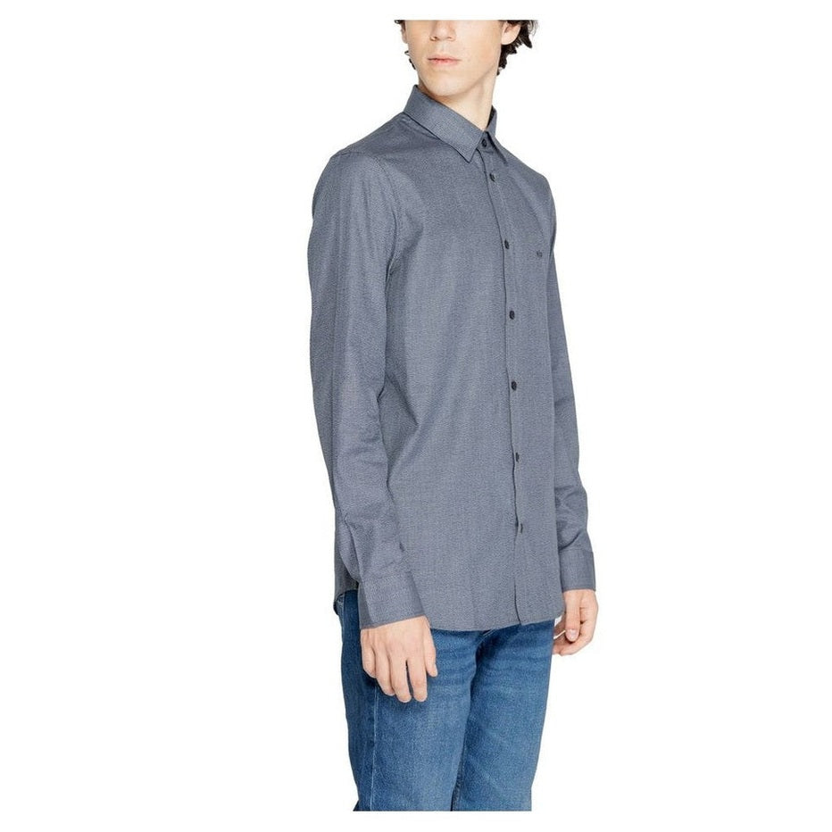 Armani Exchange Cotton Dress Shirt in Blue
