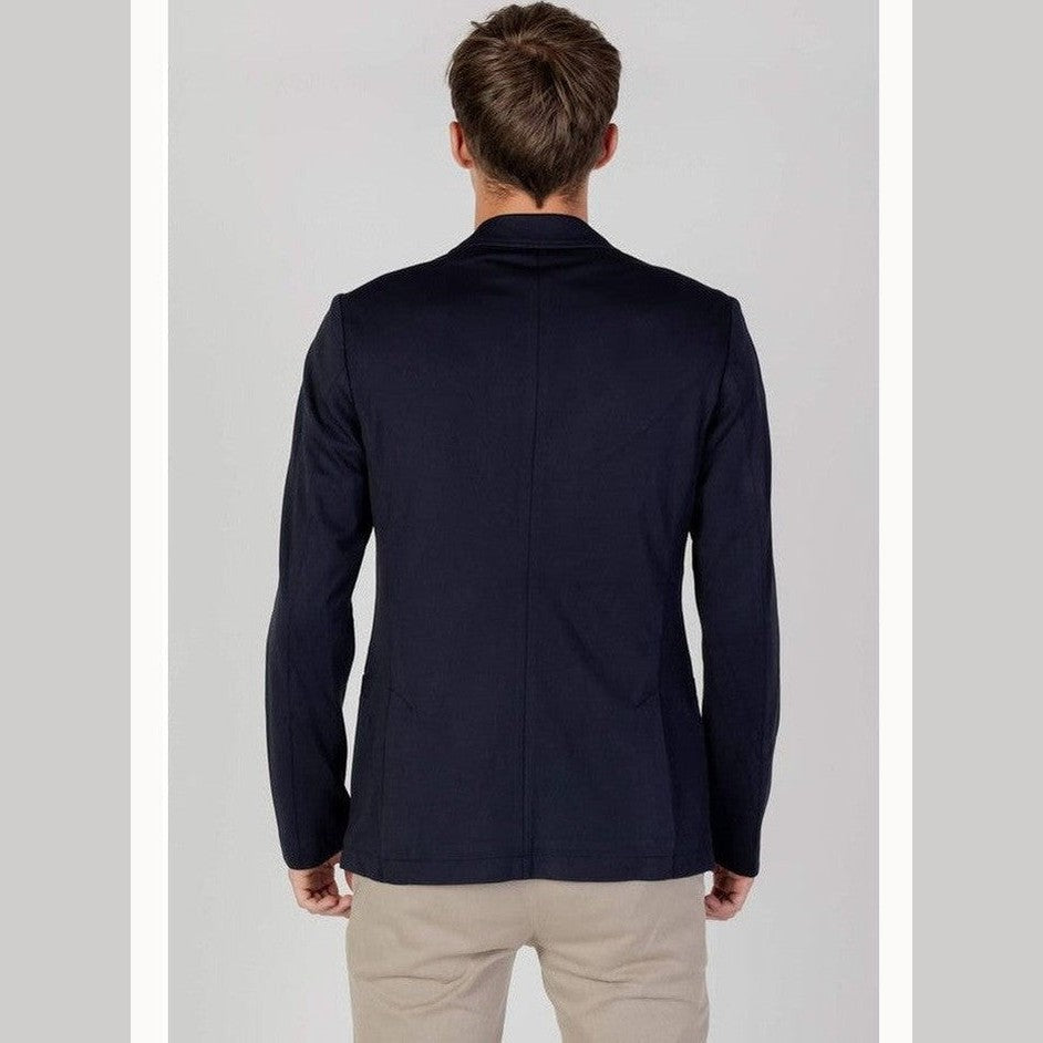 Armani Exchange Stretch Blazer in Blue