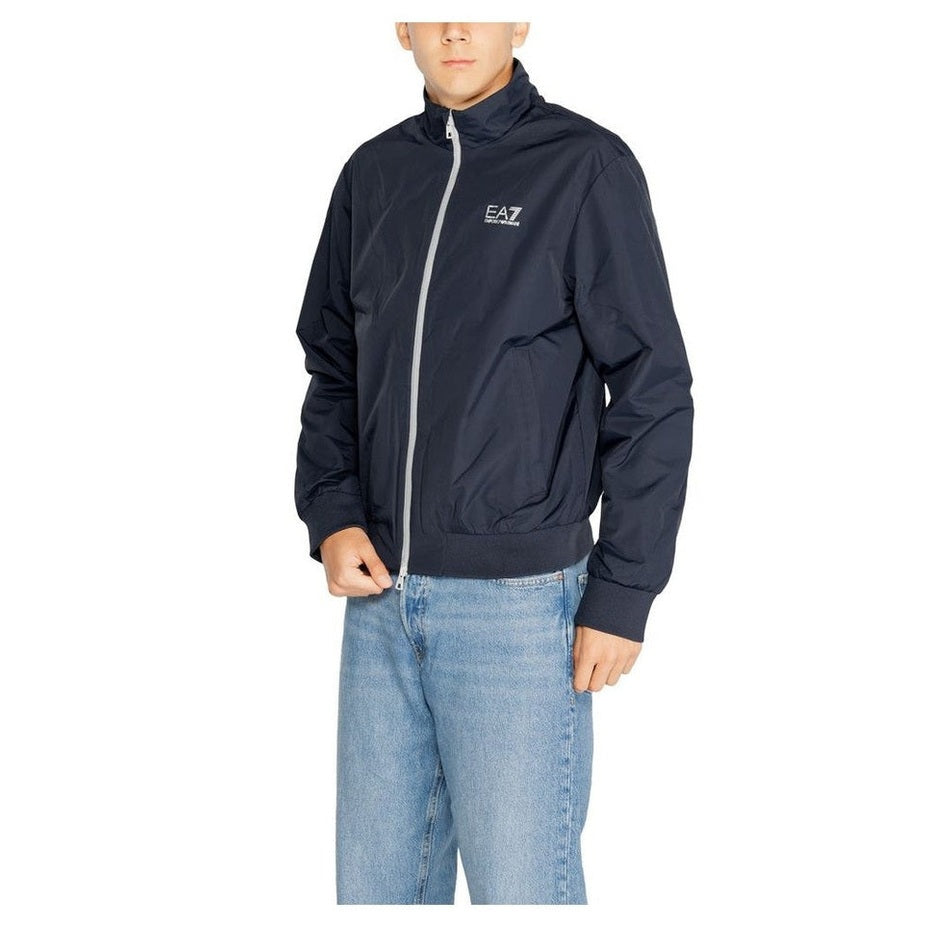 EA7 Emporio Armani Blue Polyamide Jacket