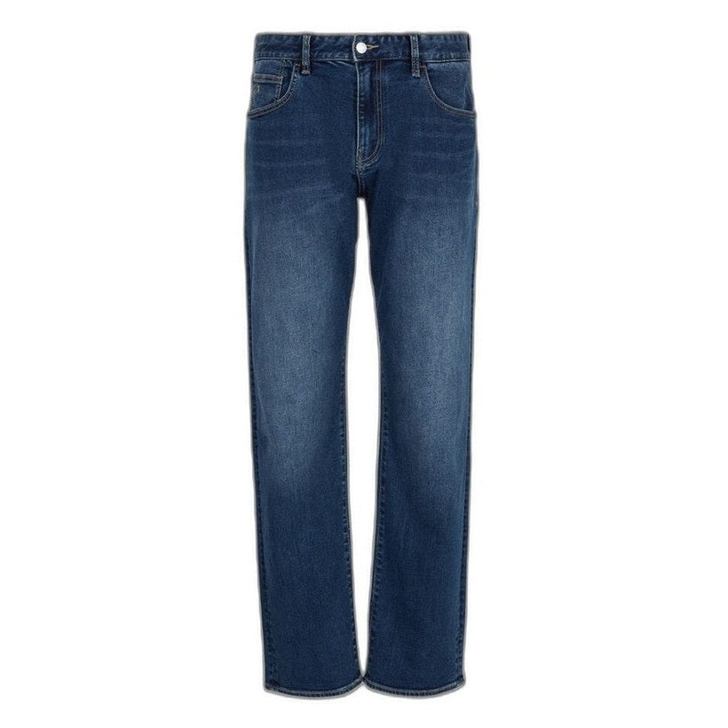 Armani Exchange Blue Cotton Men's Skinny Jeans - Designer | Mens Edit