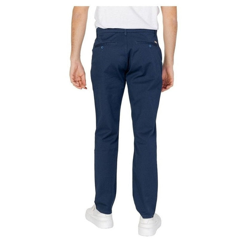 Armani Exchange Βαμβακερό Chinos σε Μπλε