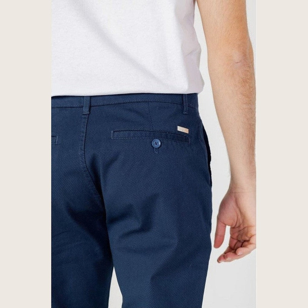 Armani Exchange Βαμβακερό Chinos σε Μπλε