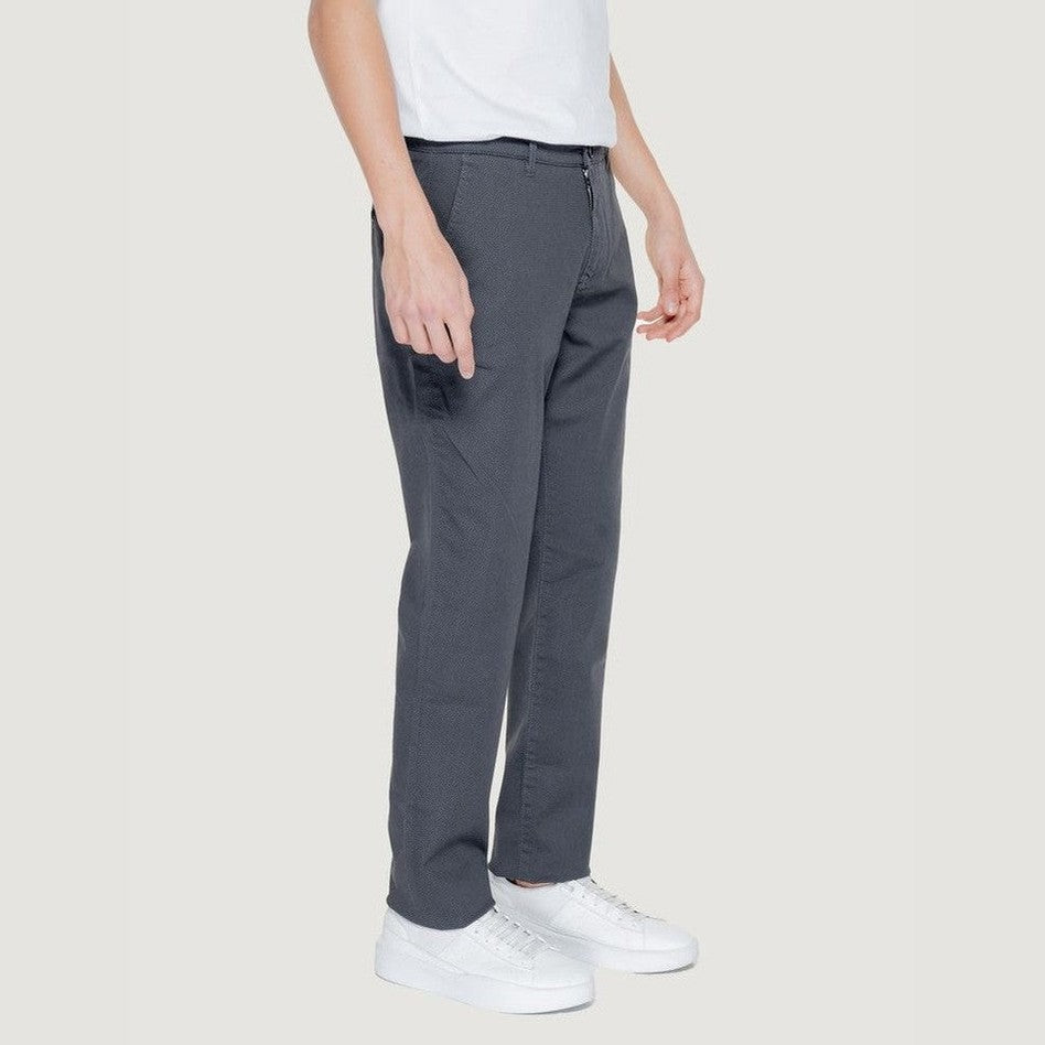 Armani Exchange Βαμβακερό Παντελόνι σε Μαύρο