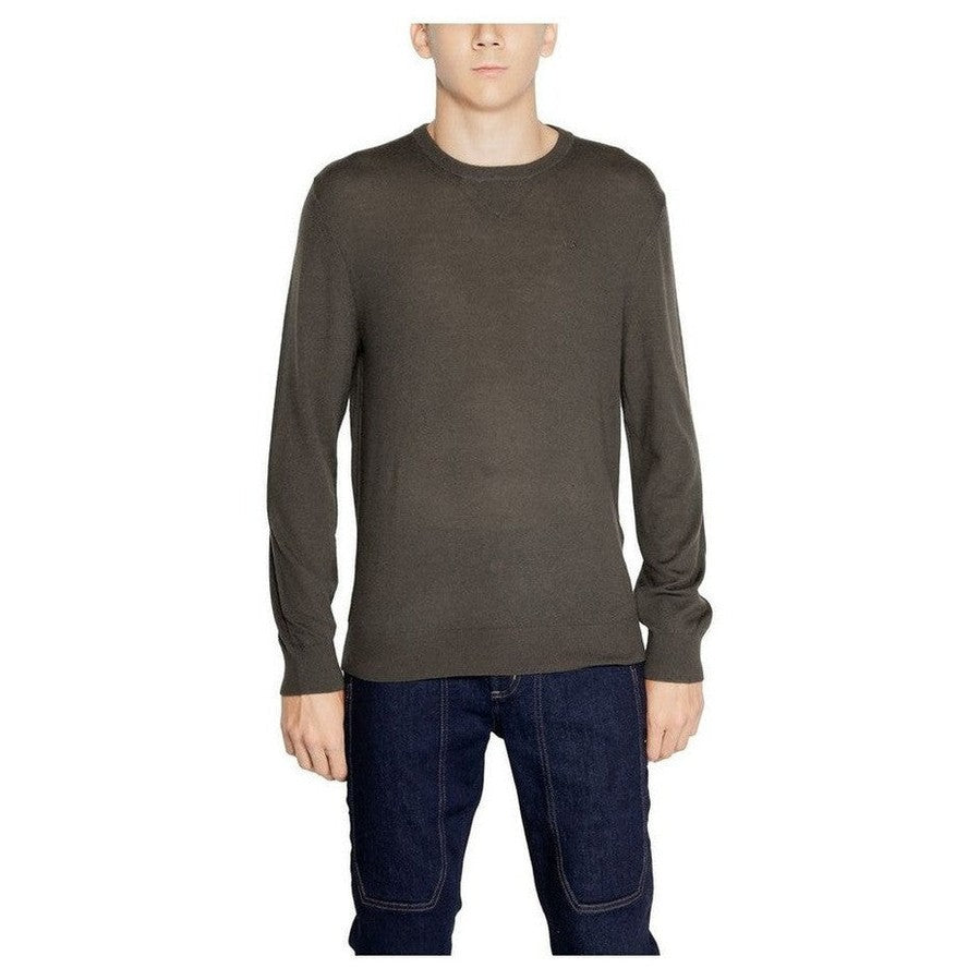 Armani Exchange Green Wool Men's Sweatshirt - Designer | Mens Edit