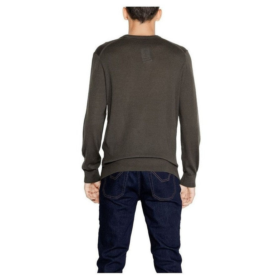 Armani Exchange Green Wool Sweatshirt