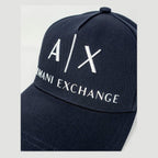 Βαμβακερό Baseball Cap Armani Exchange σε Μπλε