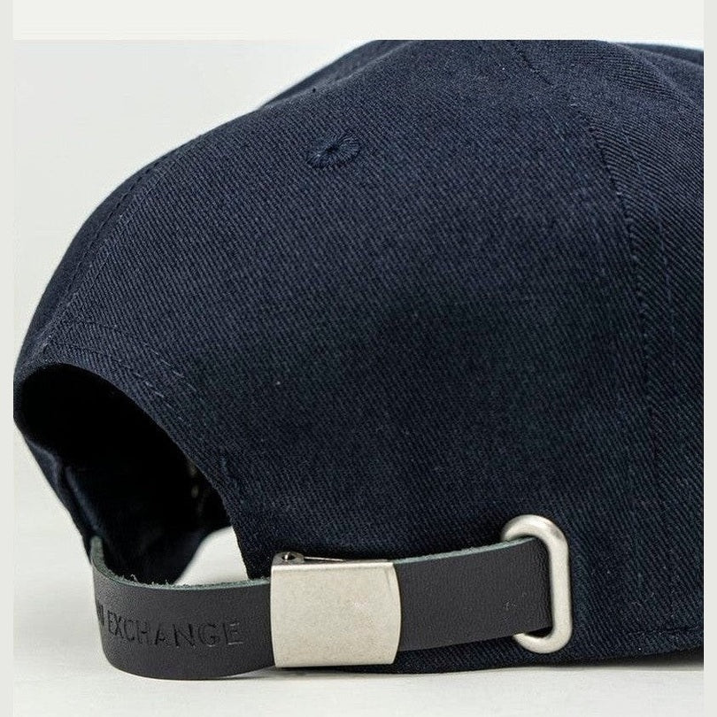Βαμβακερό Baseball Cap Armani Exchange σε Μπλε
