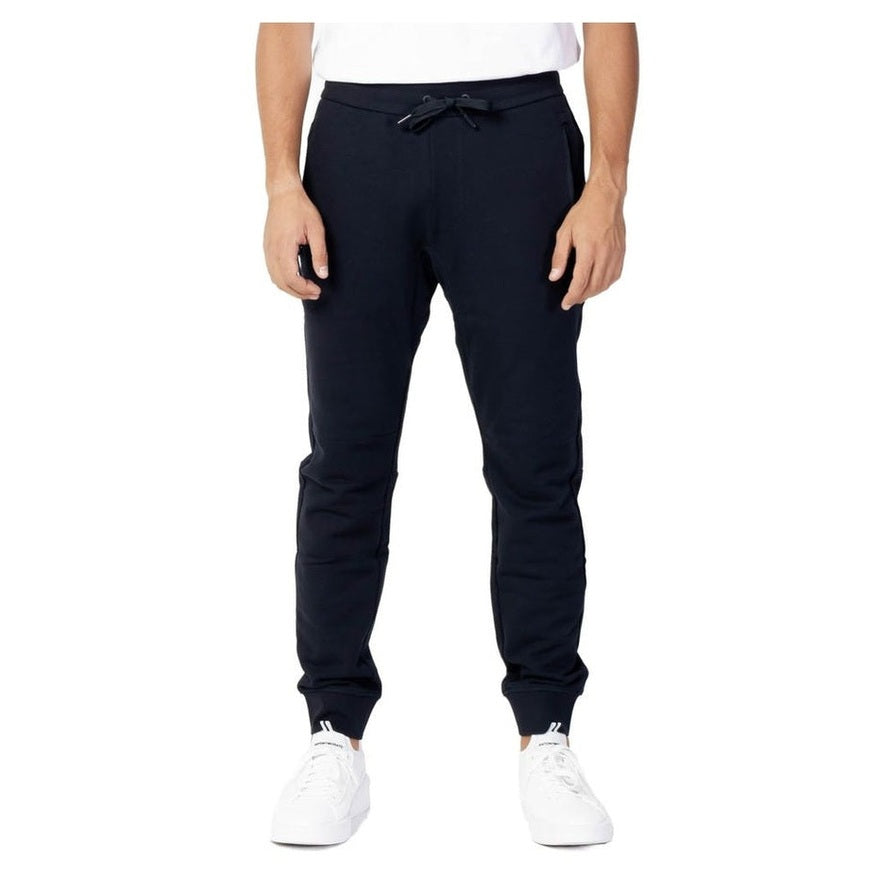 Armani Exchange Blue Cotton Men's Jogger Workout Pants - Designer | Mens Edit