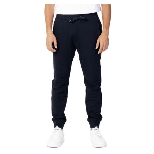 Armani Exchange Blue Cotton Men's Jogger Workout Pants - Designer | Mens Edit