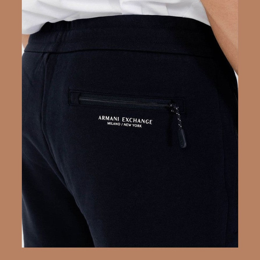 Armani Exchange Cotton Joggers in Blue