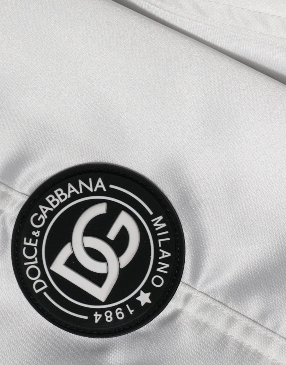 Dolce & Gabbana Polyester Bomber Jacket in White