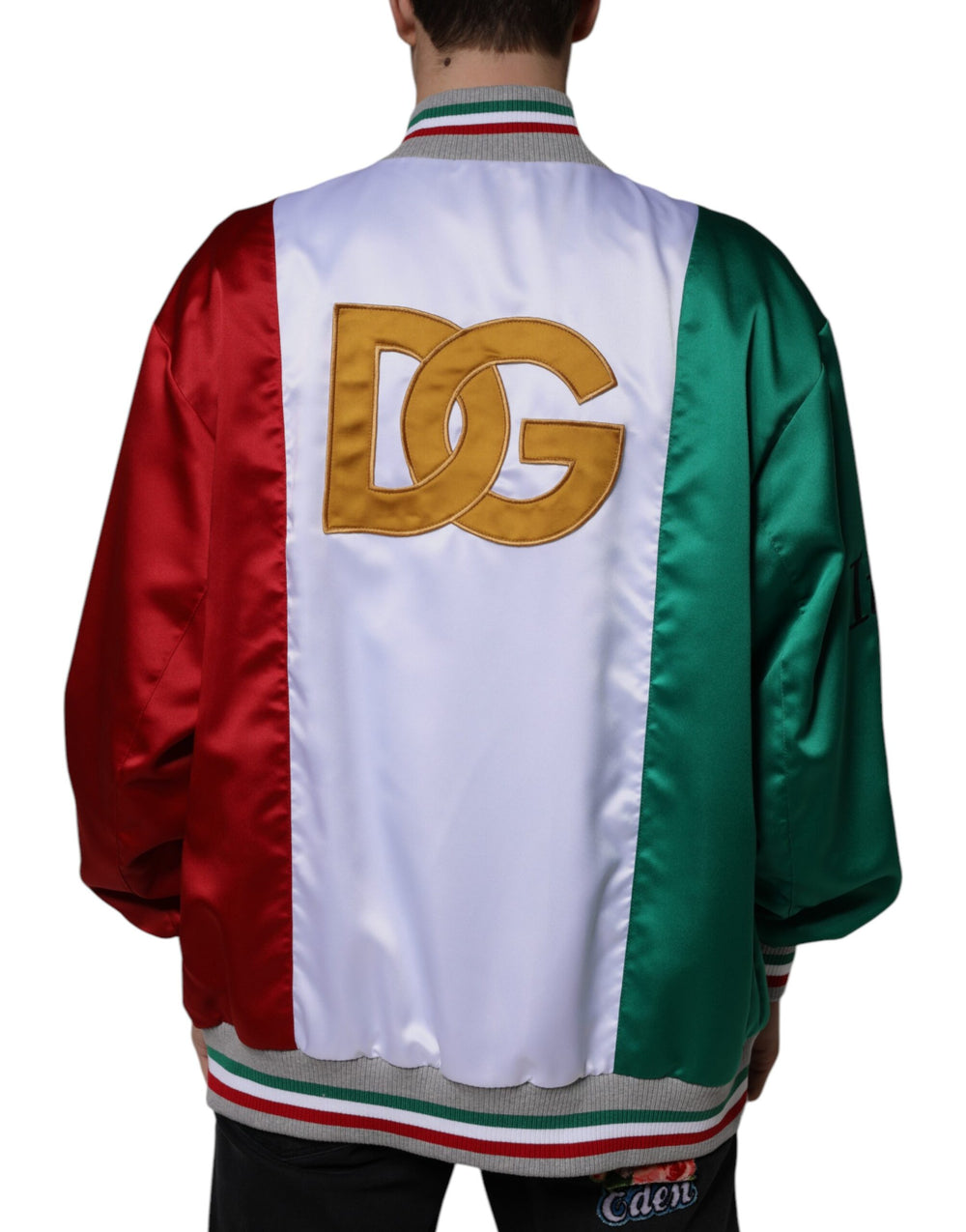 Dolce & Gabbana Multicolor Italia Bomber Jacket
