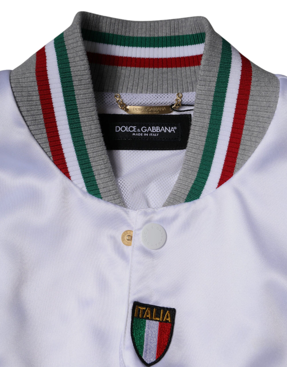 Dolce & Gabbana Multicolor Italia Bomber Jacket
