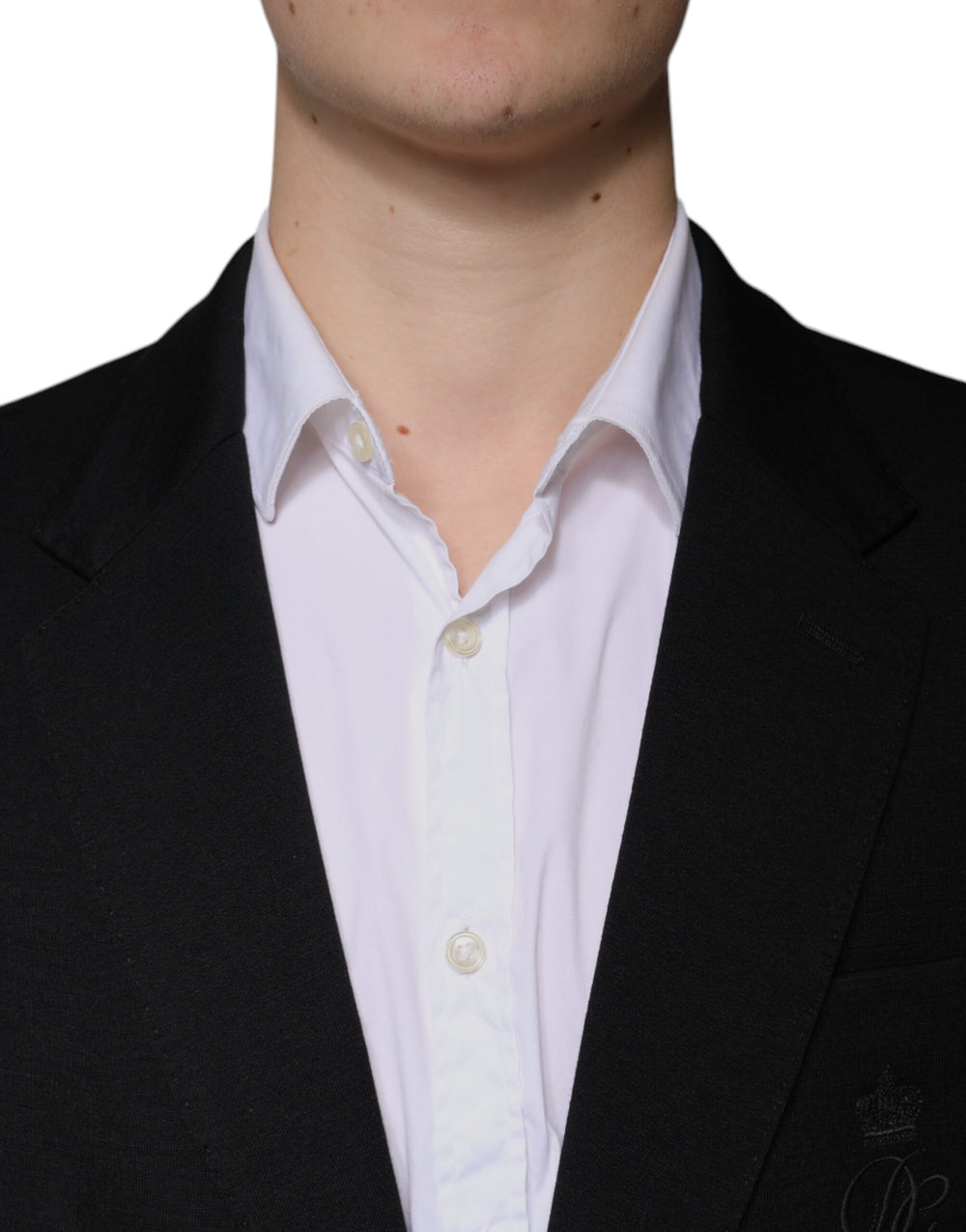 Dolce & Gabbana Virgin Wool Blazer in Black