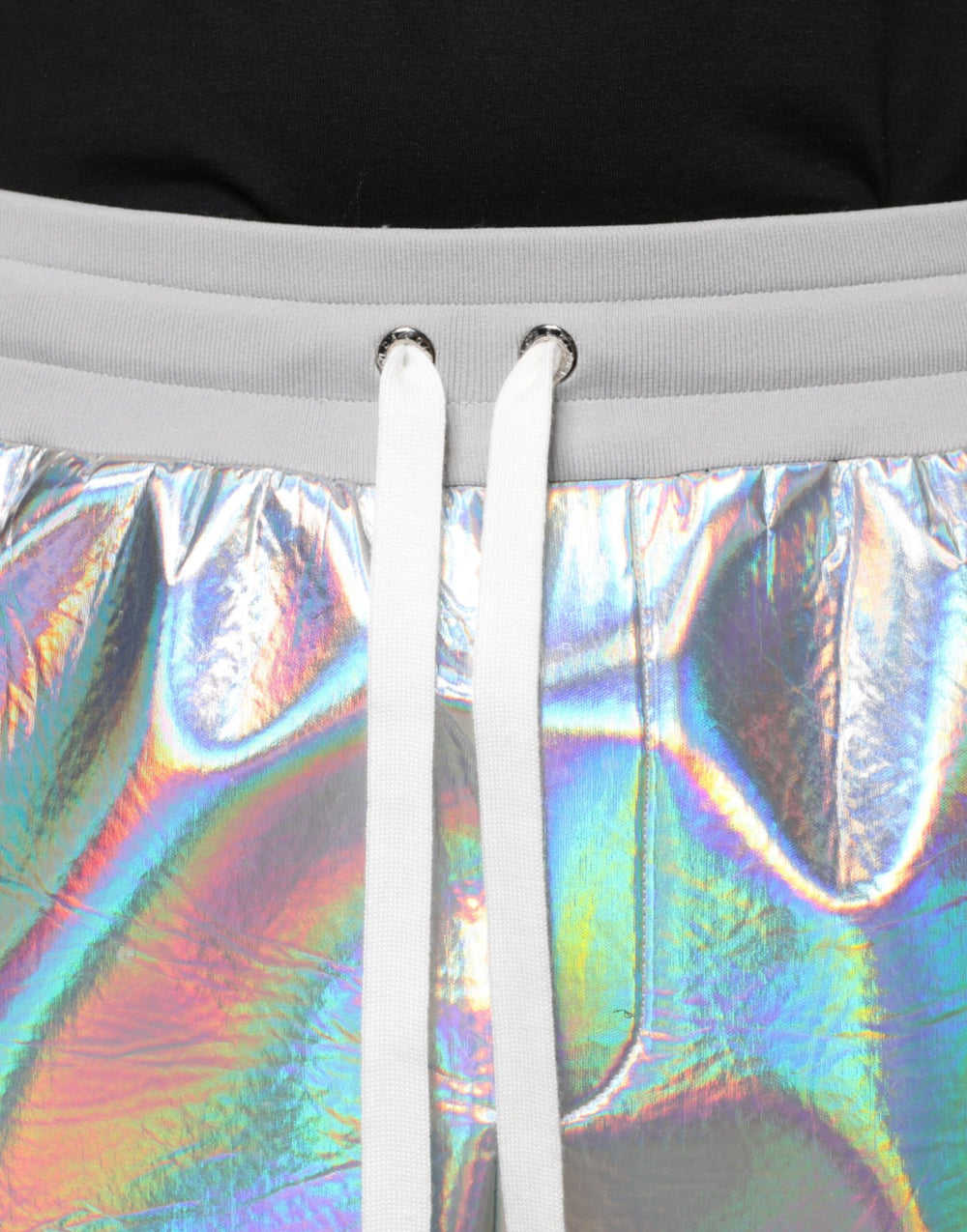 Dolce & Gabbana Iridescent Jogger Sweatpants in Silver