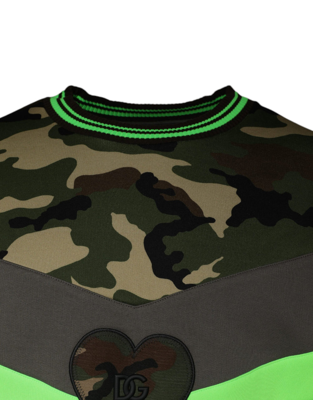 Dolce & Gabbana Cotton Sweatshirt in Multicolor Camouflage