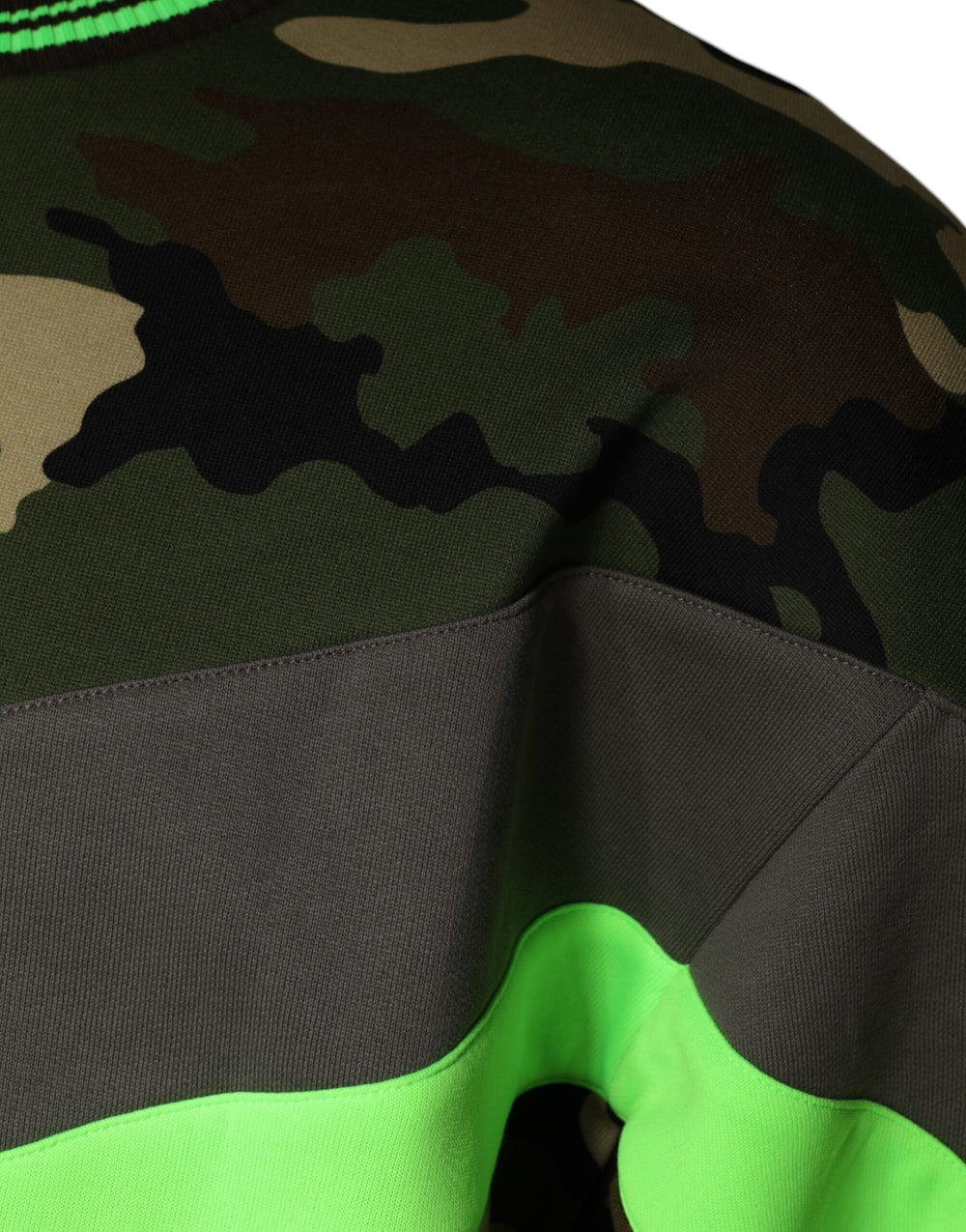 Dolce & Gabbana Cotton Sweatshirt in Multicolor Camouflage