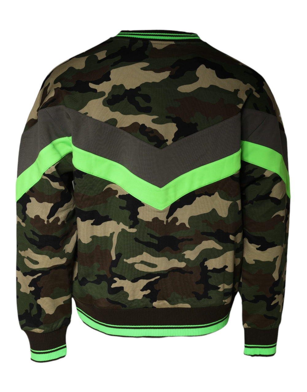 Dolce & Gabbana Cotton Sweatshirt in Multicolor Camouflage