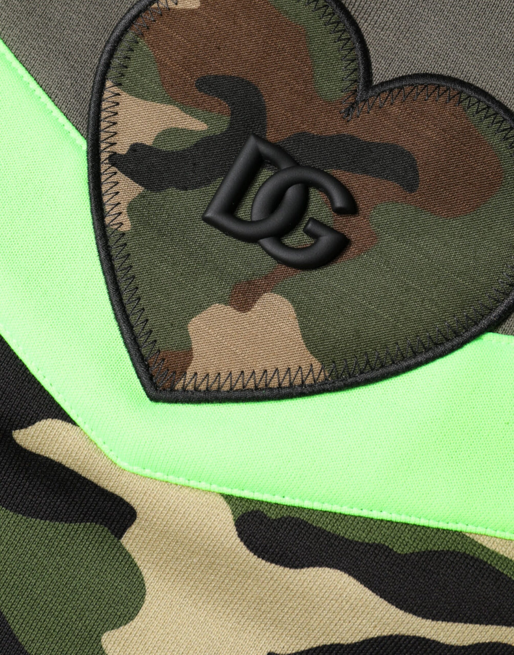 Dolce & Gabbana Cotton Sweatshirt in Multicolor Camouflage