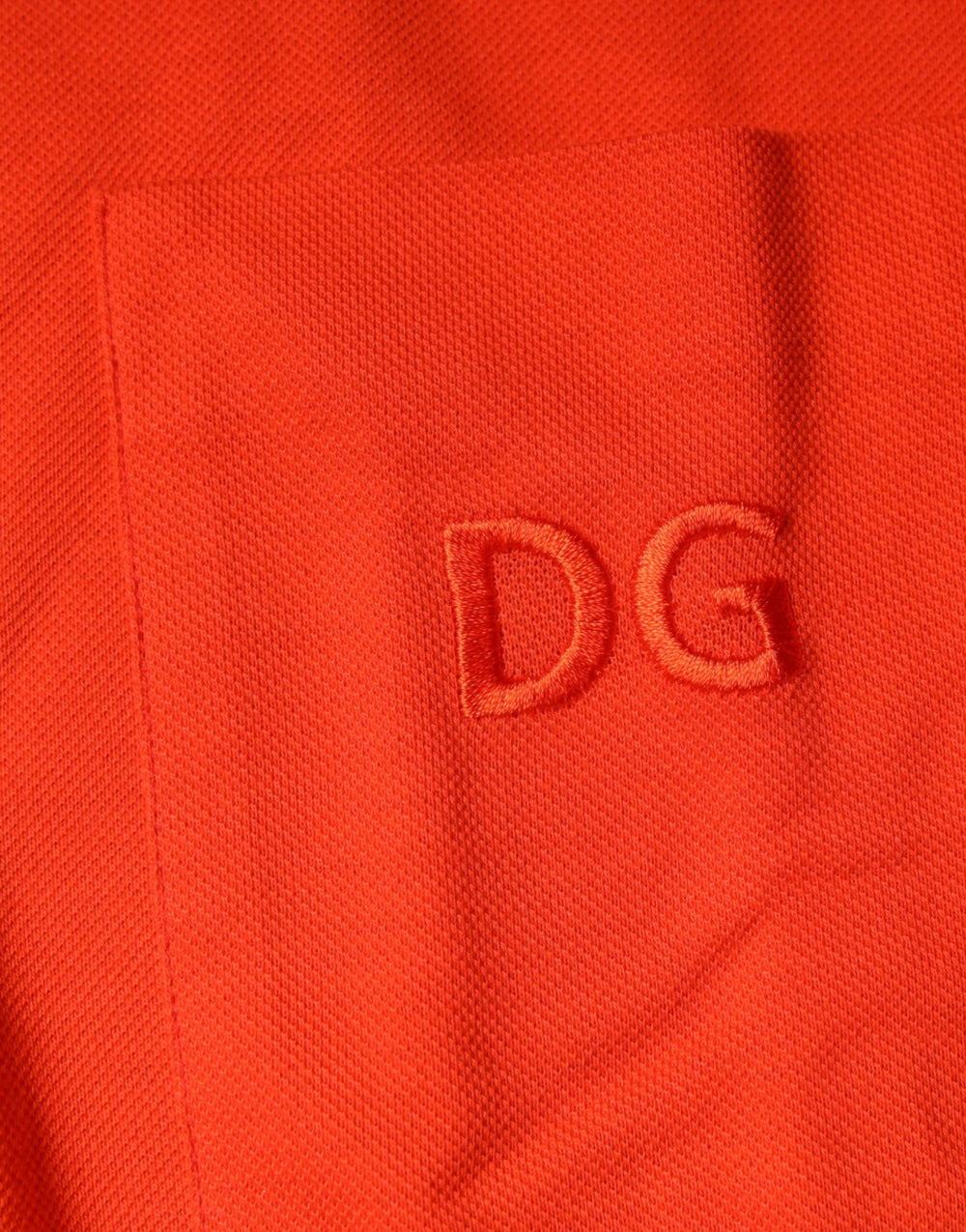 Dolce & Gabbana Cotton Polo Shirt in Orange