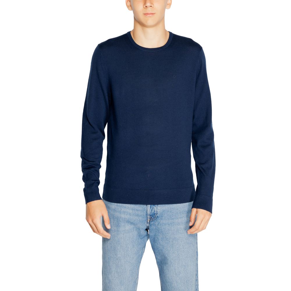 Blue Recycled Wool Sweatshirt mens luxury fashion - Mens Edit