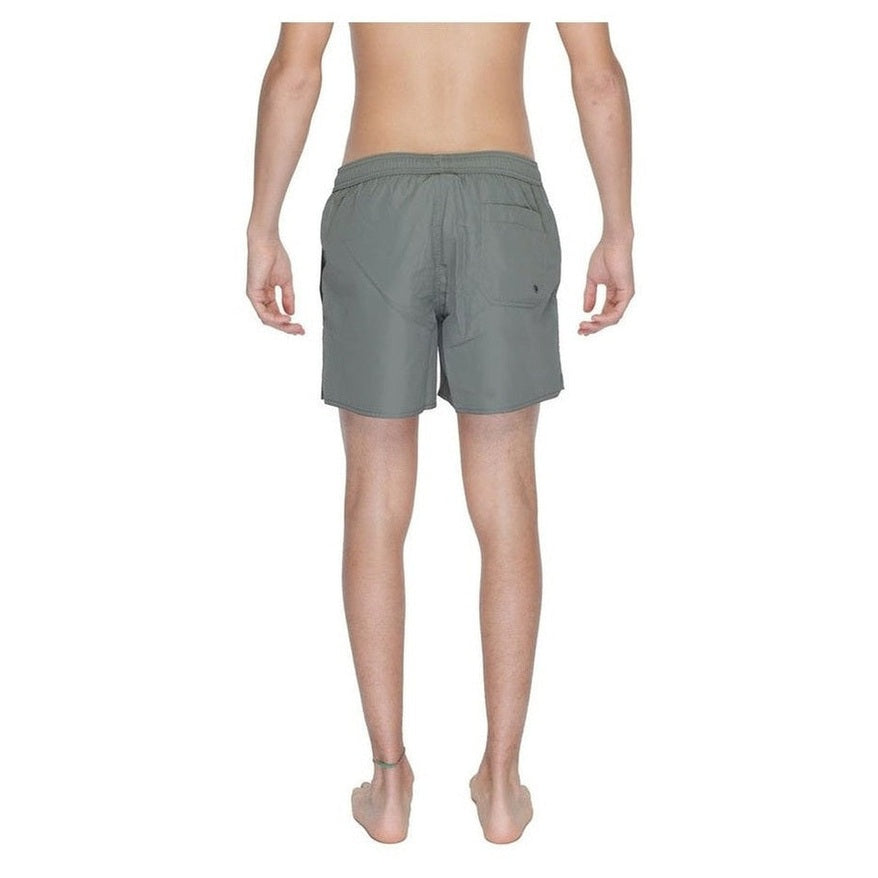 Emporio Armani Underwear Green Polyester Swim Shorts