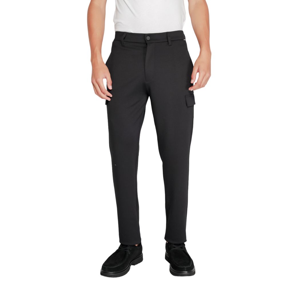 Calvin Klein Μαύρο Παντελόνι Jogging από Ανακυκλωμένο Πολυεστέρ