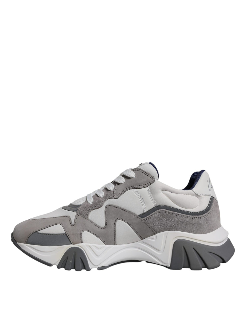 Versace Leather Sneakers in Grey