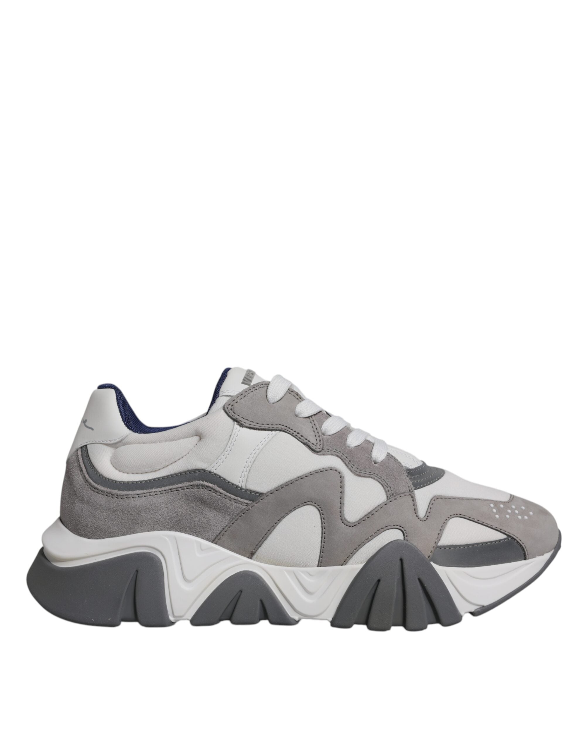 Versace Leather Sneakers in Grey