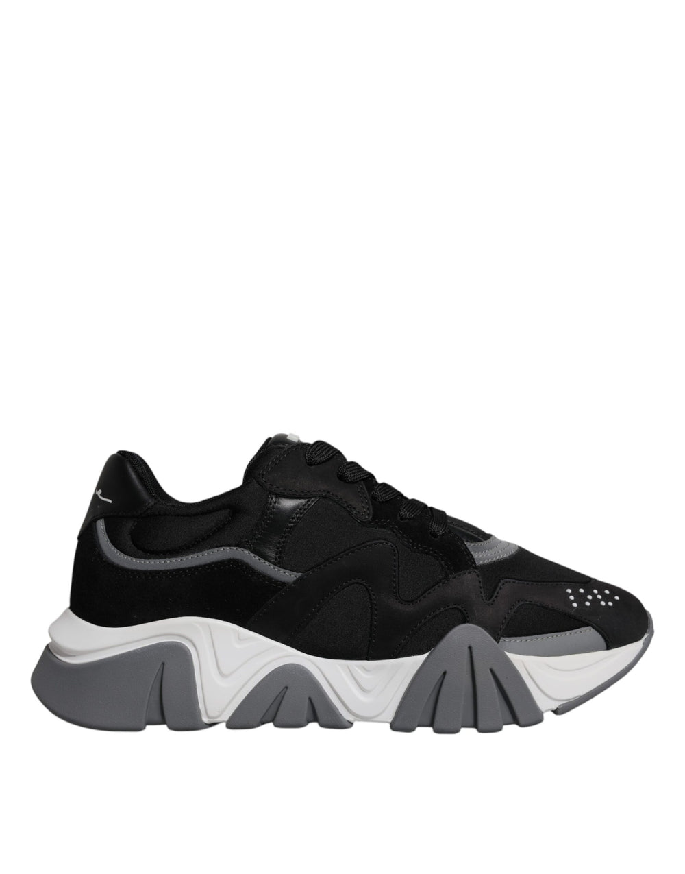 Versace Squalo Low-Top Sneakers in Black