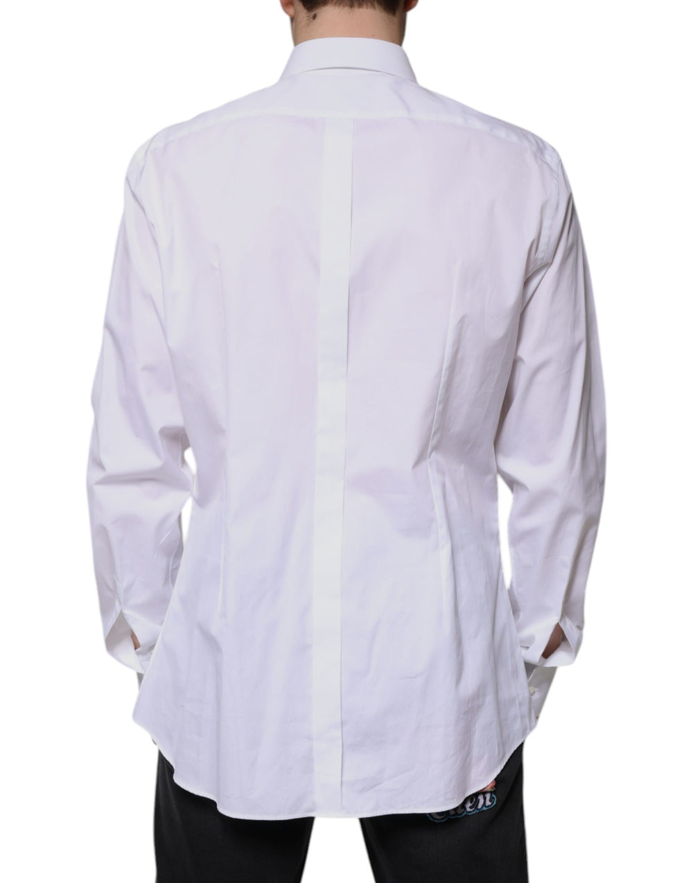 Dolce & Gabbana 100% Cotton Poplin Formal Shirt in White