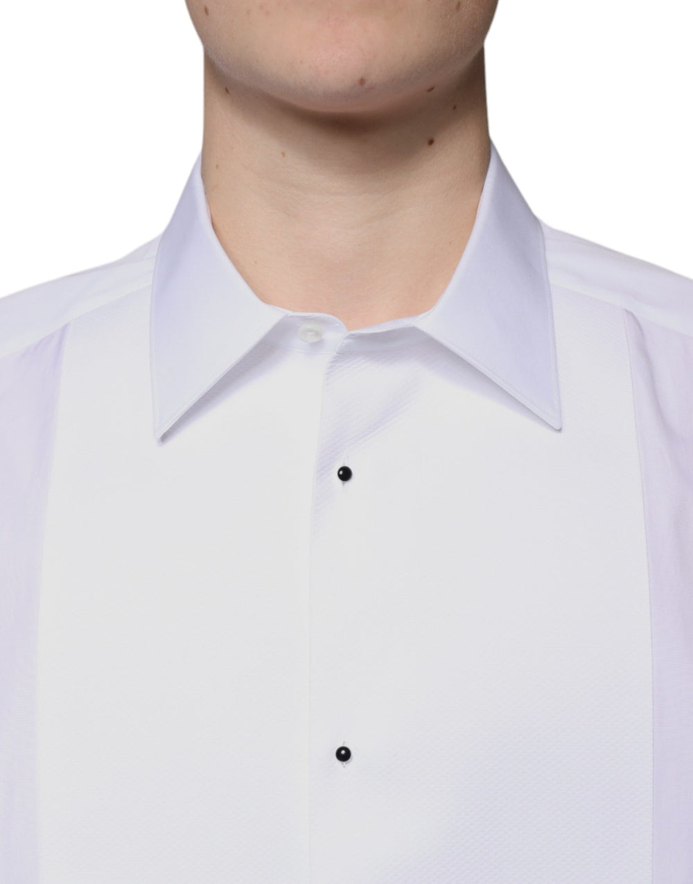 Dolce & Gabbana 100% Cotton Poplin Formal Shirt in White