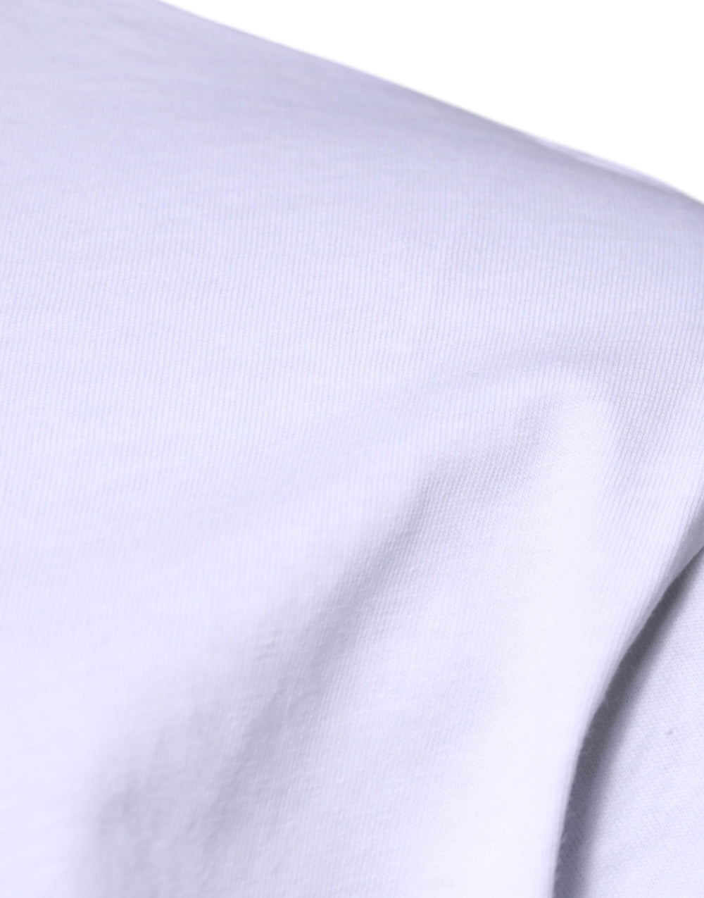 Dolce & Gabbana 100% Cotton Crew Neck T-shirt in White