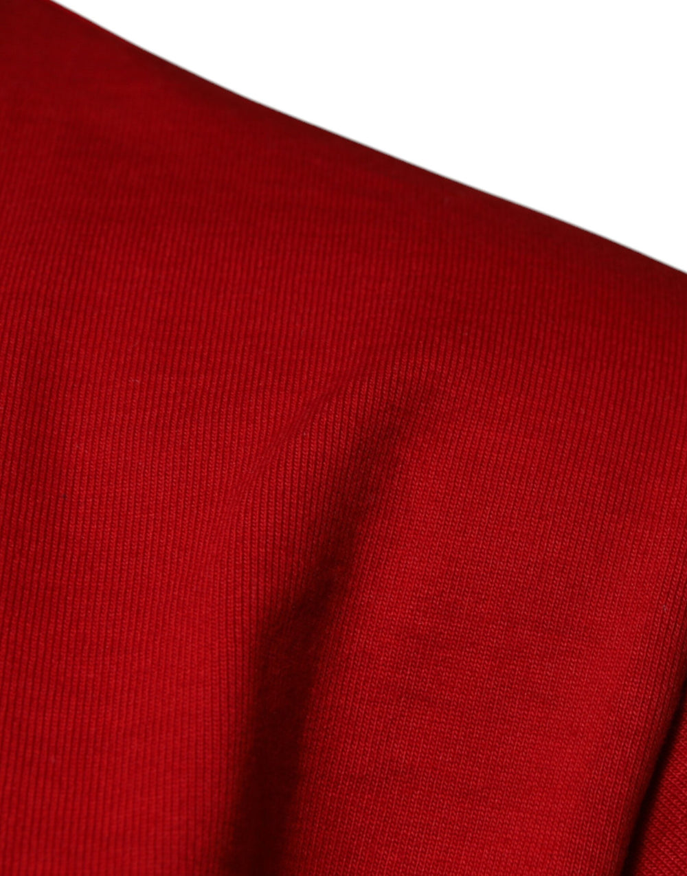 Dolce & Gabbana 100% Cotton Crew Neck T-shirt in Red