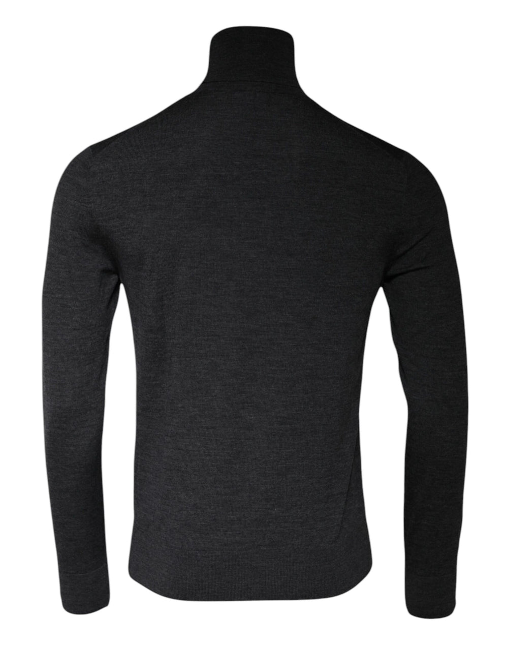 Dolce & Gabbana 100% Virgin Wool Turtleneck Sweater in Grey