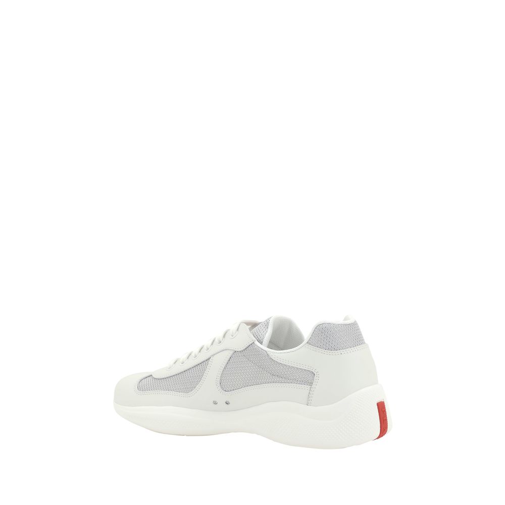 Prada America's Low Top Sneakers in White