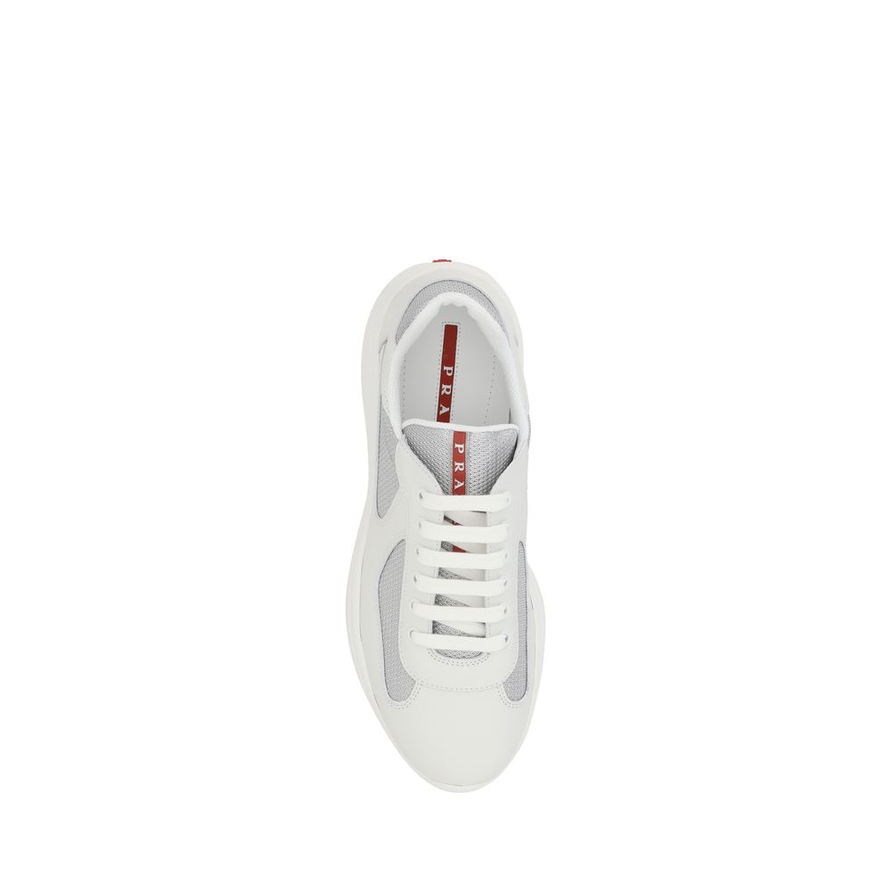 Prada America's Low Top Sneakers in White