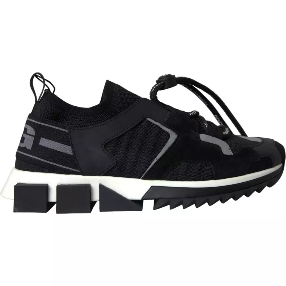 Black White Logo Sorrento Mens Sneakers Shoes mens luxury fashion - Mens Edit