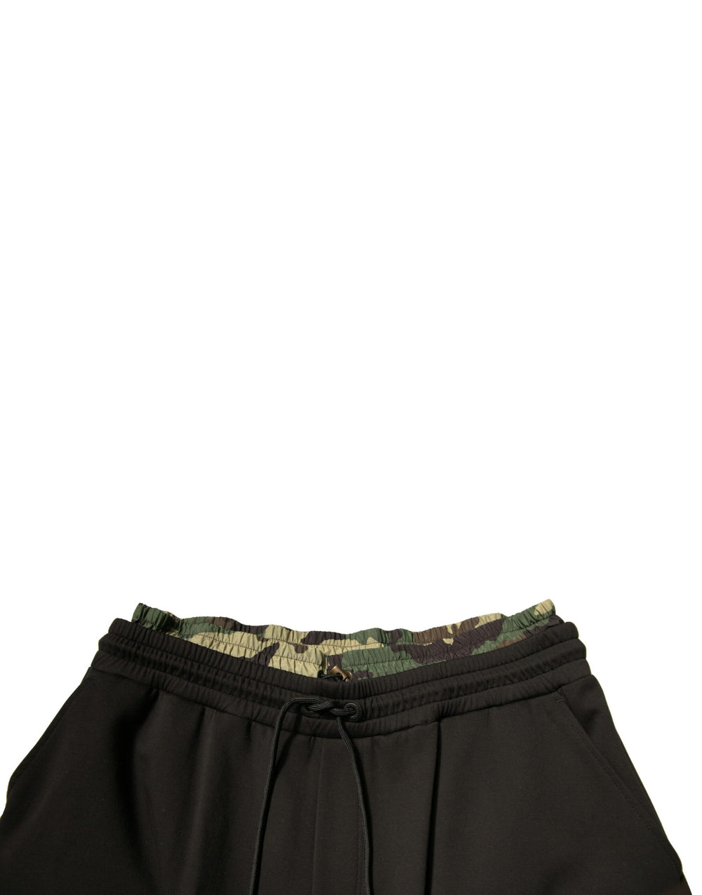 Dolce & Gabbana Camouflage Cotton Cargo Jogger Pants in Black