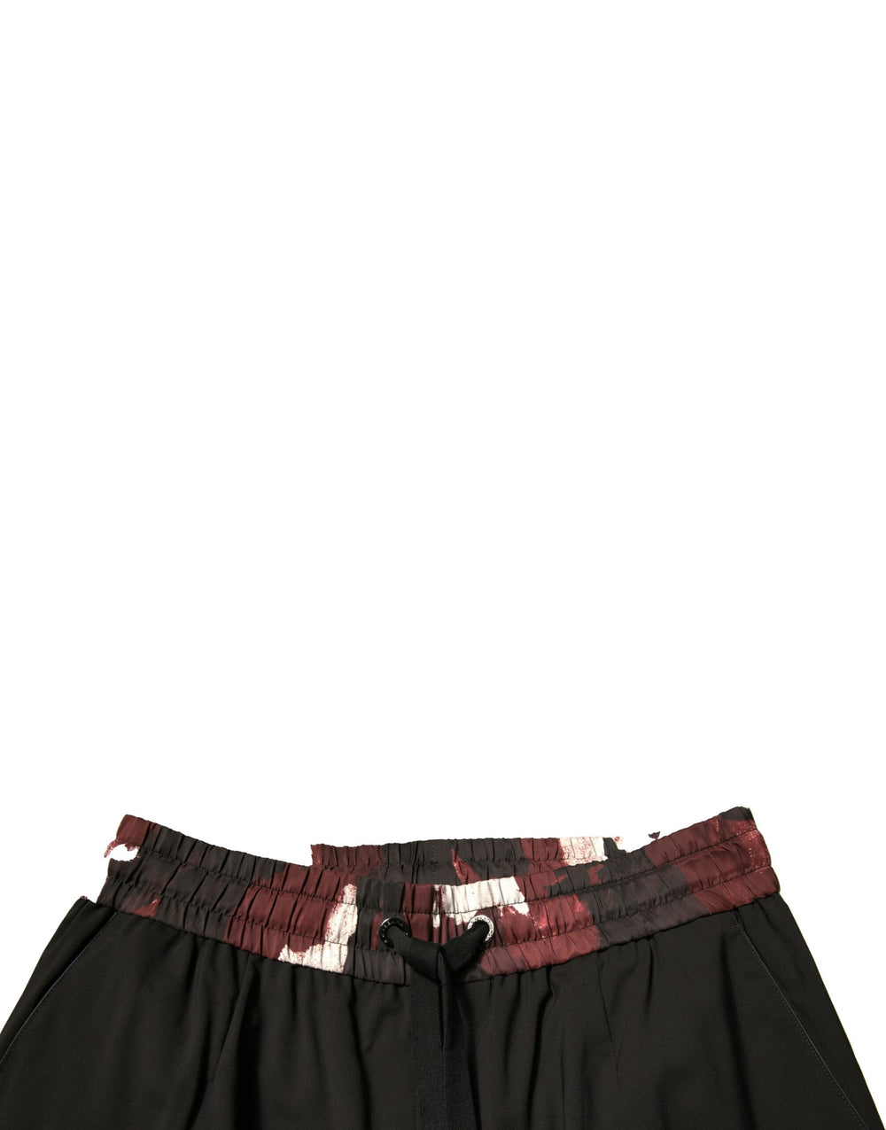 Dolce & Gabbana Wool Jogger Trousers in Black Camouflage