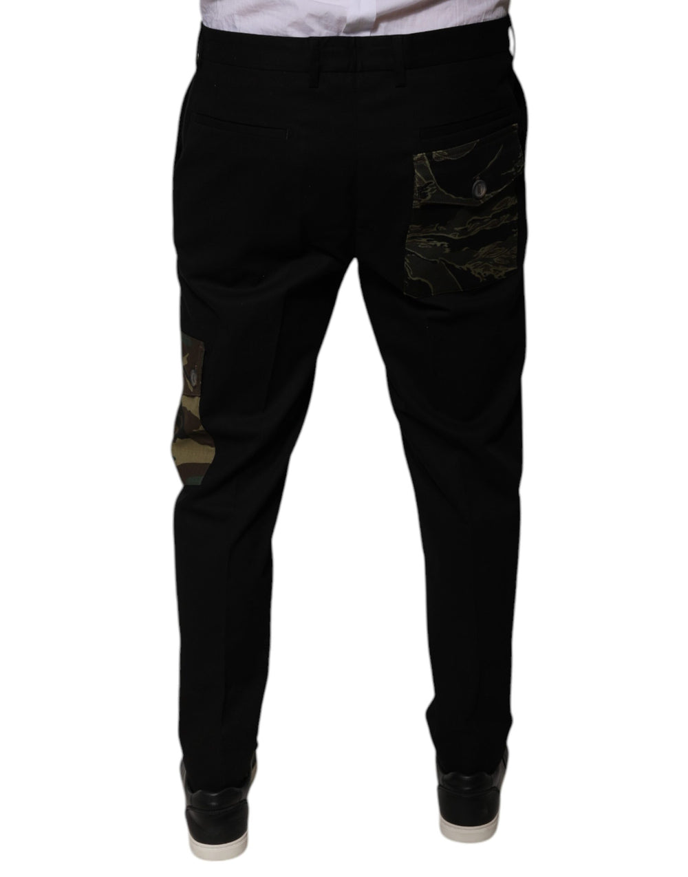Dolce & Gabbana Cotton Cargo Pants in Black
