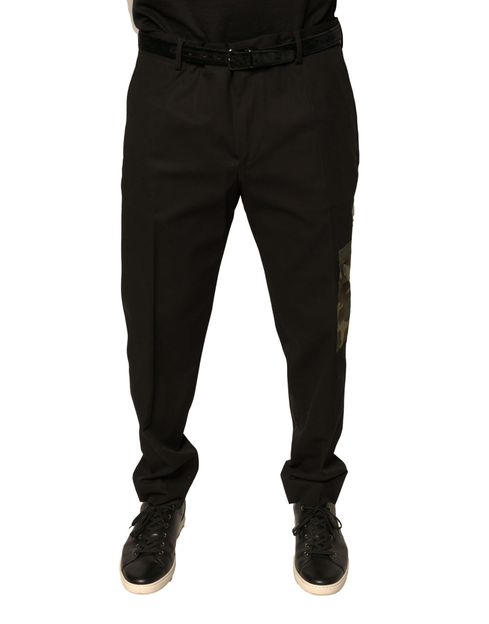 Dolce & Gabbana Cotton Cargo Pants in Black