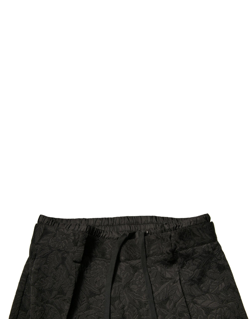 Dolce & Gabbana Brocade Skinny Dress Trousers in Black