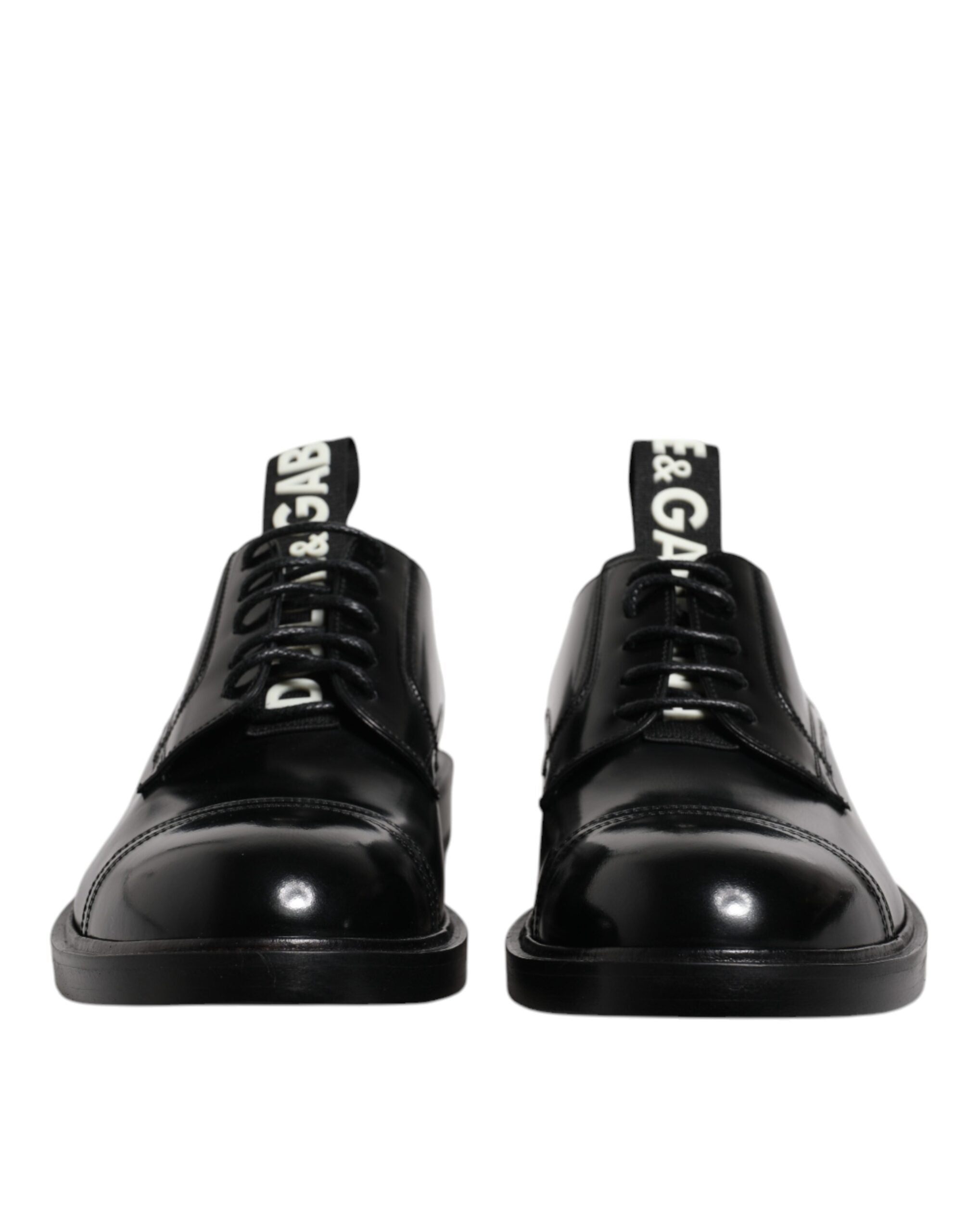 Dolce & Gabbana Derby από δέρμα μοσχαριού σε Μαύρο