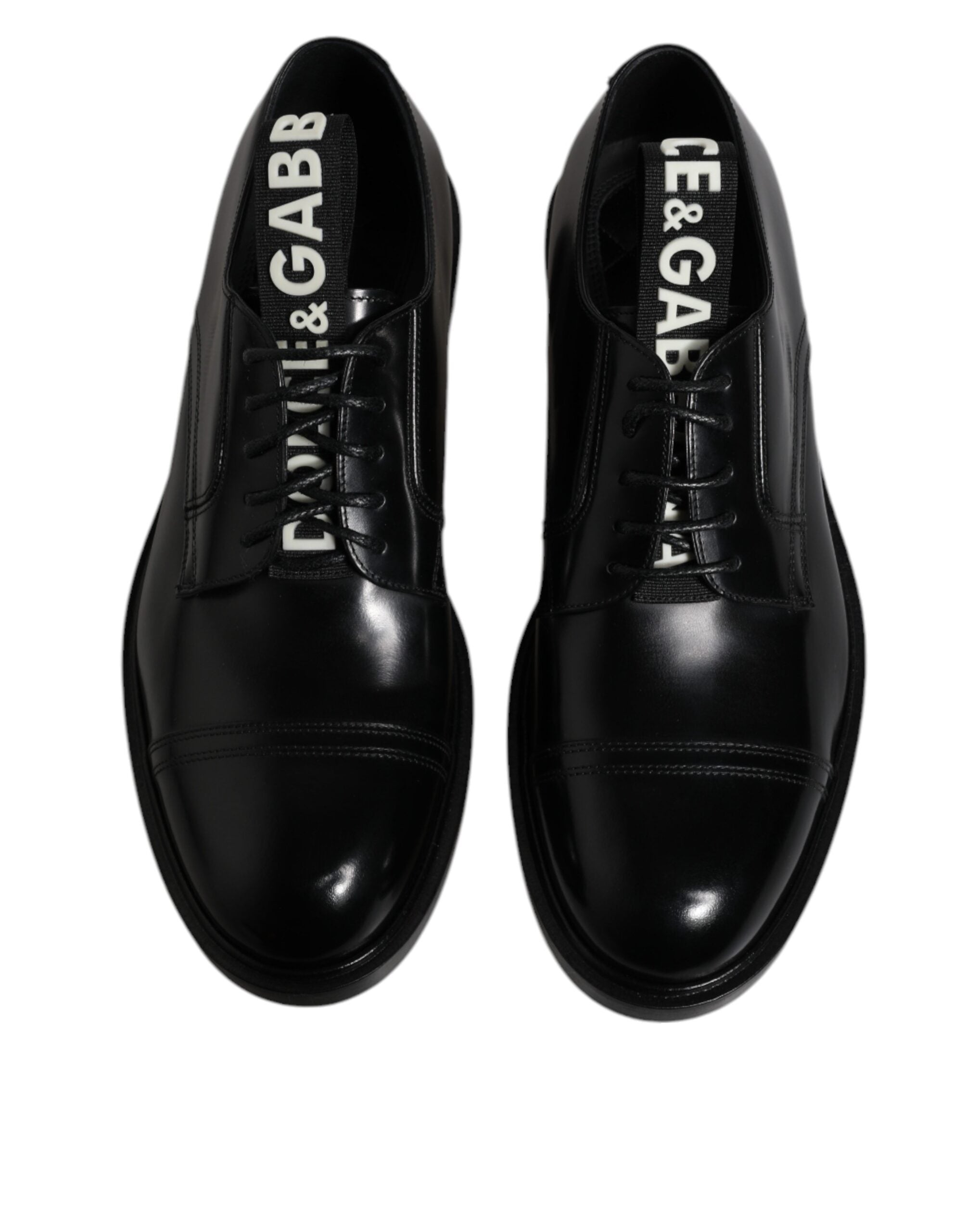 Dolce & Gabbana Derby από δέρμα μοσχαριού σε Μαύρο