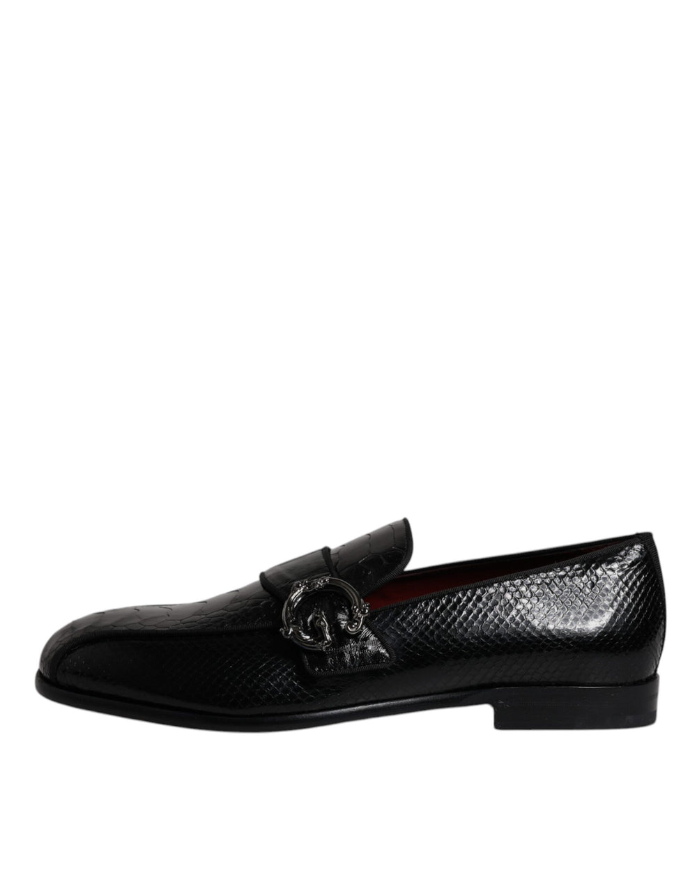 Dolce & Gabbana Exotic Leather Loafers in Black