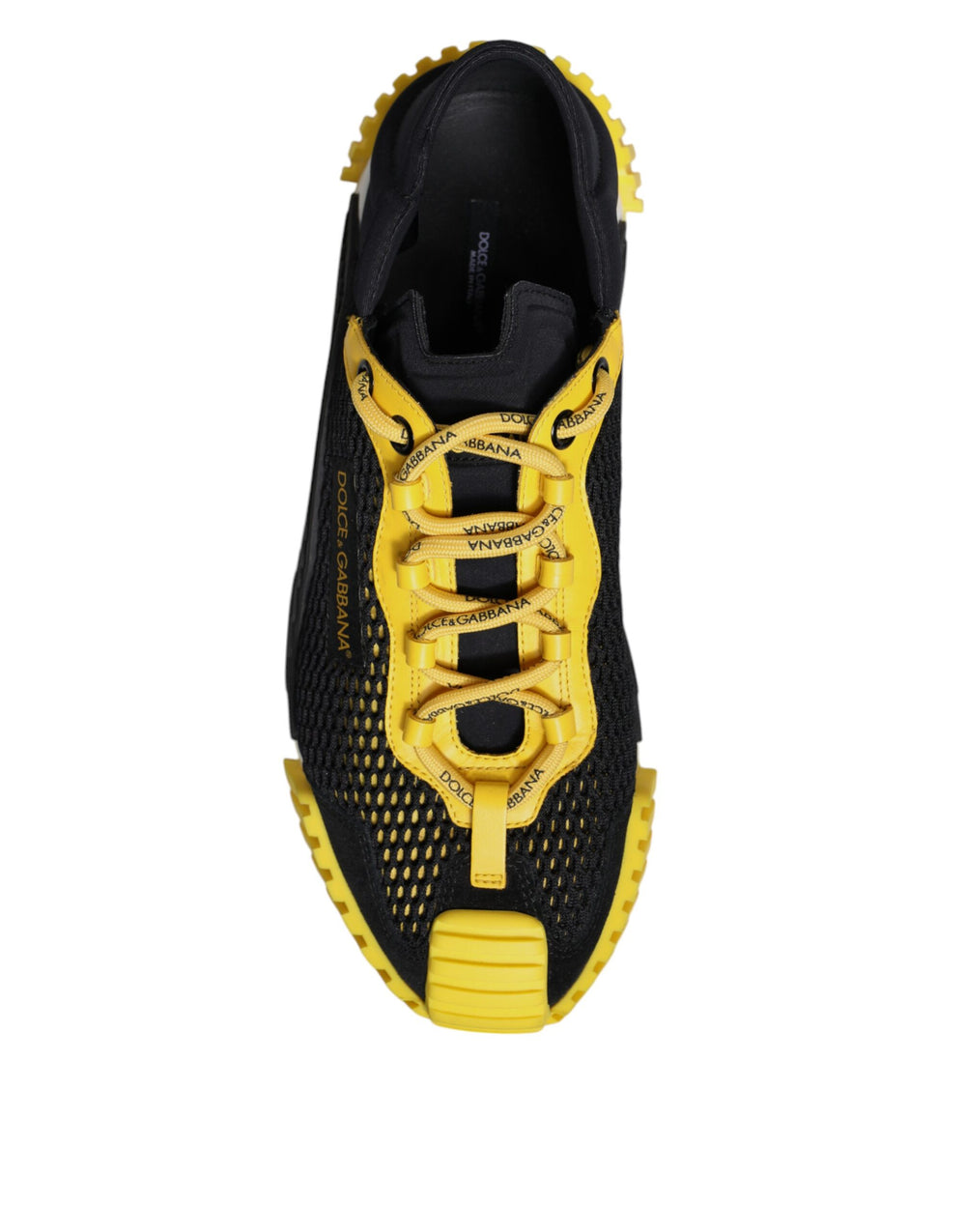 Dolce & Gabbana NS1 Low-Top Sneakers in Black and Yellow