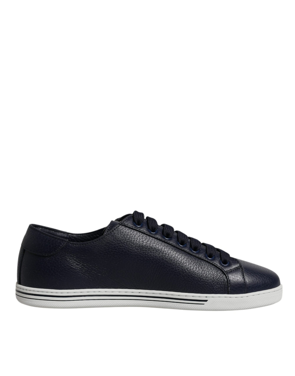Dolce & Gabbana Saint Tropez Leather Sneakers in Blue