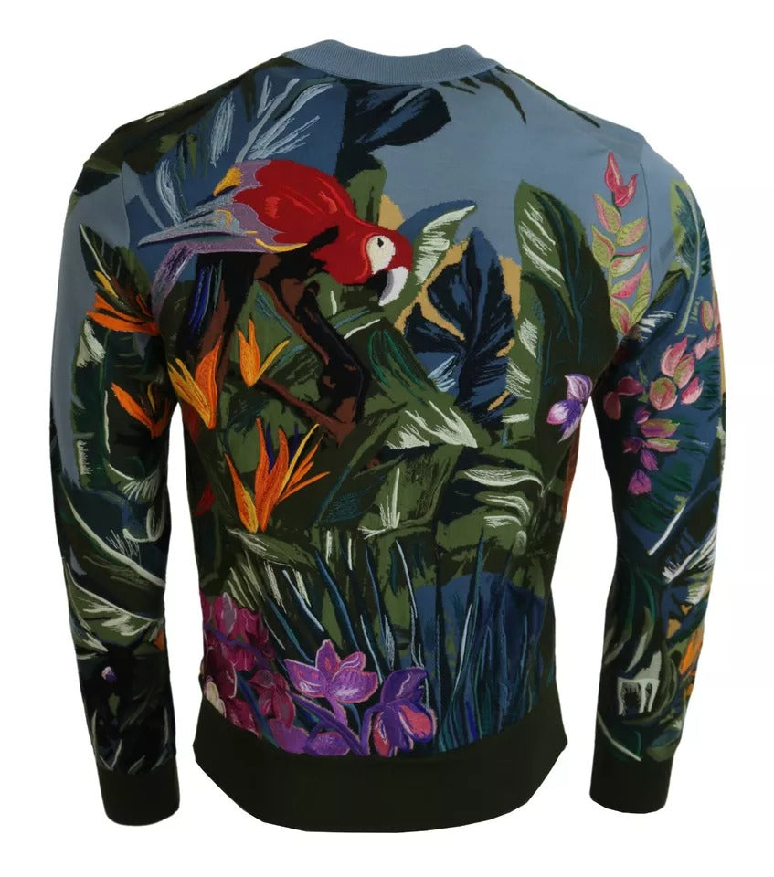 Dolce & Gabbana Wool Silk Pullover in Multicolor